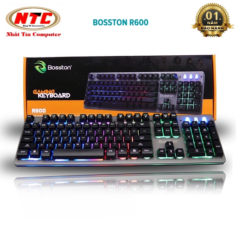 Bàn Phím Giả Cơ Chuyên Game Bosston R600 LED