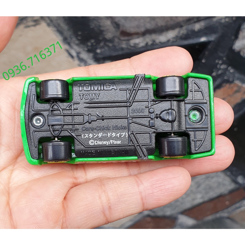 Xe mô hình tomica Nhật Bản - Cars không hộp - Chick Hicks - màu xanh