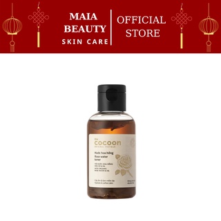 Nước hoa hồng Cocoon giúp cấp ẩm, làm mềm, giảm sự xuất hiện của lỗ chân lông to, mang lại làn da tươi mới
