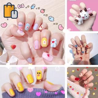 Bộ 14 Miếng Dán Nhiều Màu Trang Trí Móng Tay Nghệ Thuật Chất Lượng Cao