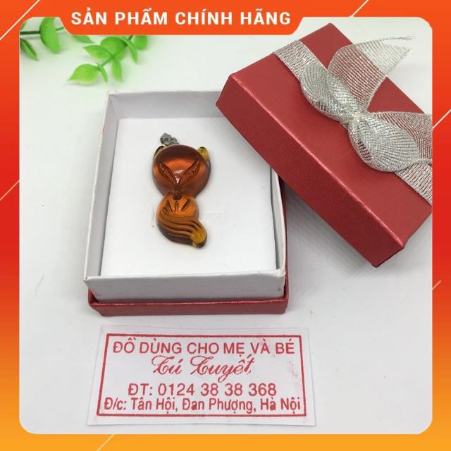 Mặt dây hồ ly màu đỏ