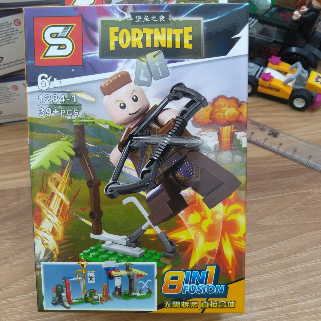 Lego trẻ em lego nhí cho bé FORTNITE 1234 bộ 8 nhân vật cực ngầu