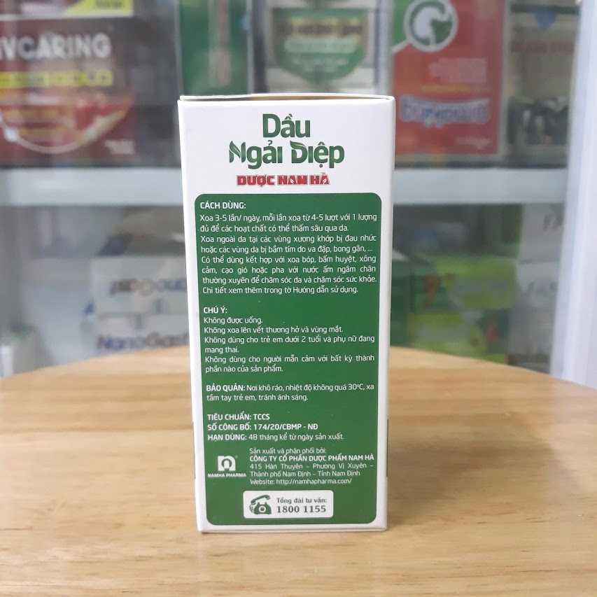 Dầu ngải diệp Dược Nam Hà chai 50ml ( Chính hãng )