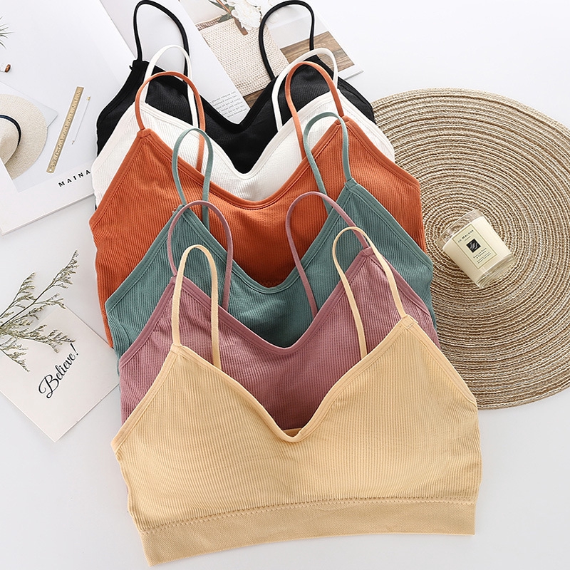 Áo bra thể thao mỏng không gọng dây mảnh chất lượng tốt cho nữ 40-60kg