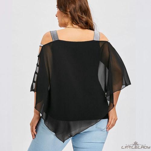 ☛☏❤Womens Summer Long Sleeve Shirt Casual Blouse Loose Chiffon Tops T Shirt new | BigBuy360 - bigbuy360.vn