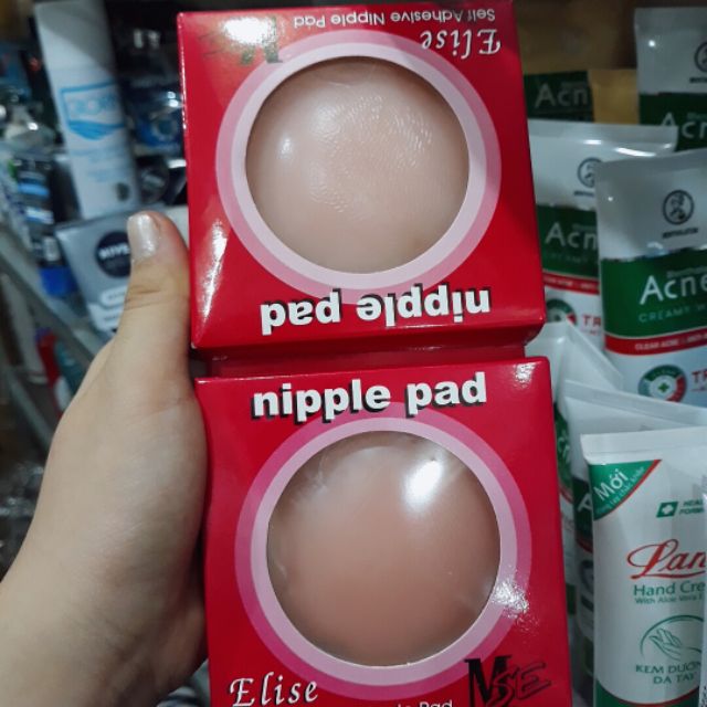 1 Hộp 2 Miếng dán đầu nhũ hoa Nipple Pad Elise