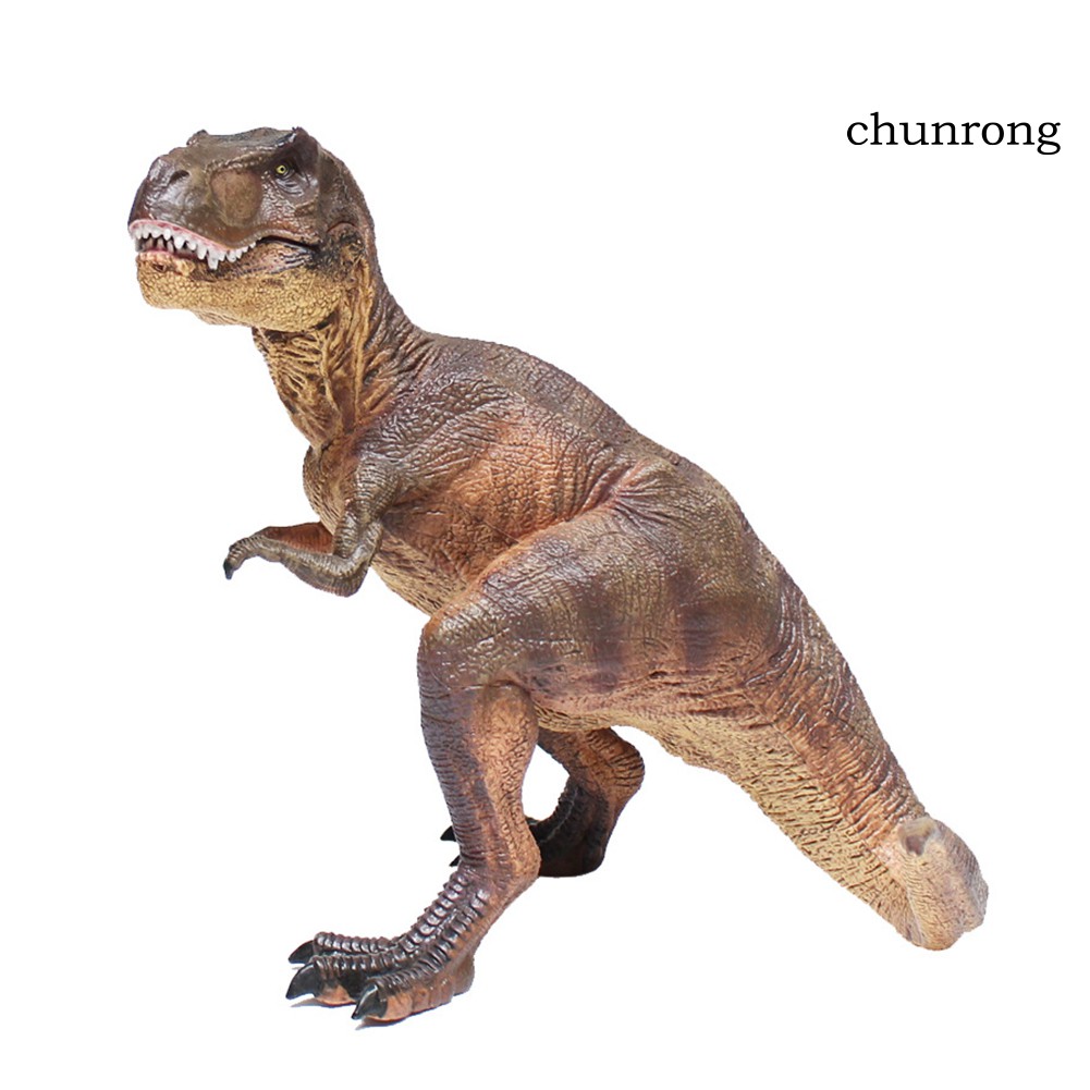 CR+Simulation PVC T-Rex Dinosaur Action Figure Model Kids Education Toy Collectible