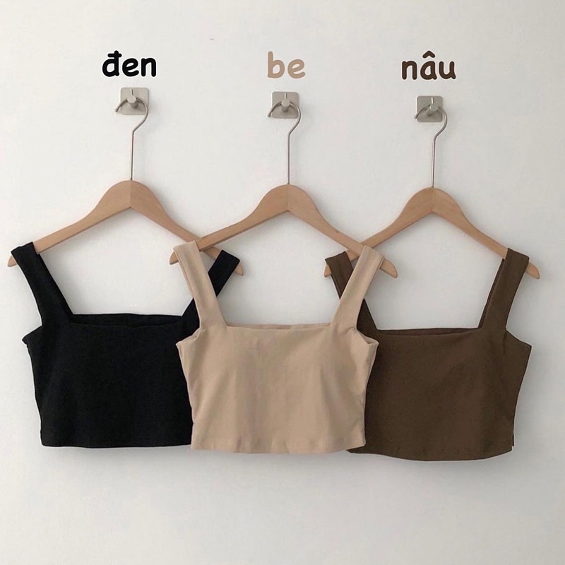 Áo dây cổ U kết hợp khoác len thời trang (bán rời khách có thể mua lẻ).