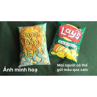 🍟Squishy giấy theo yêu cầu các loại Snack🍿