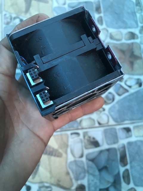 Quạt bộ đôi invertec 12v 2.5A, kích thước 6x7x6cm