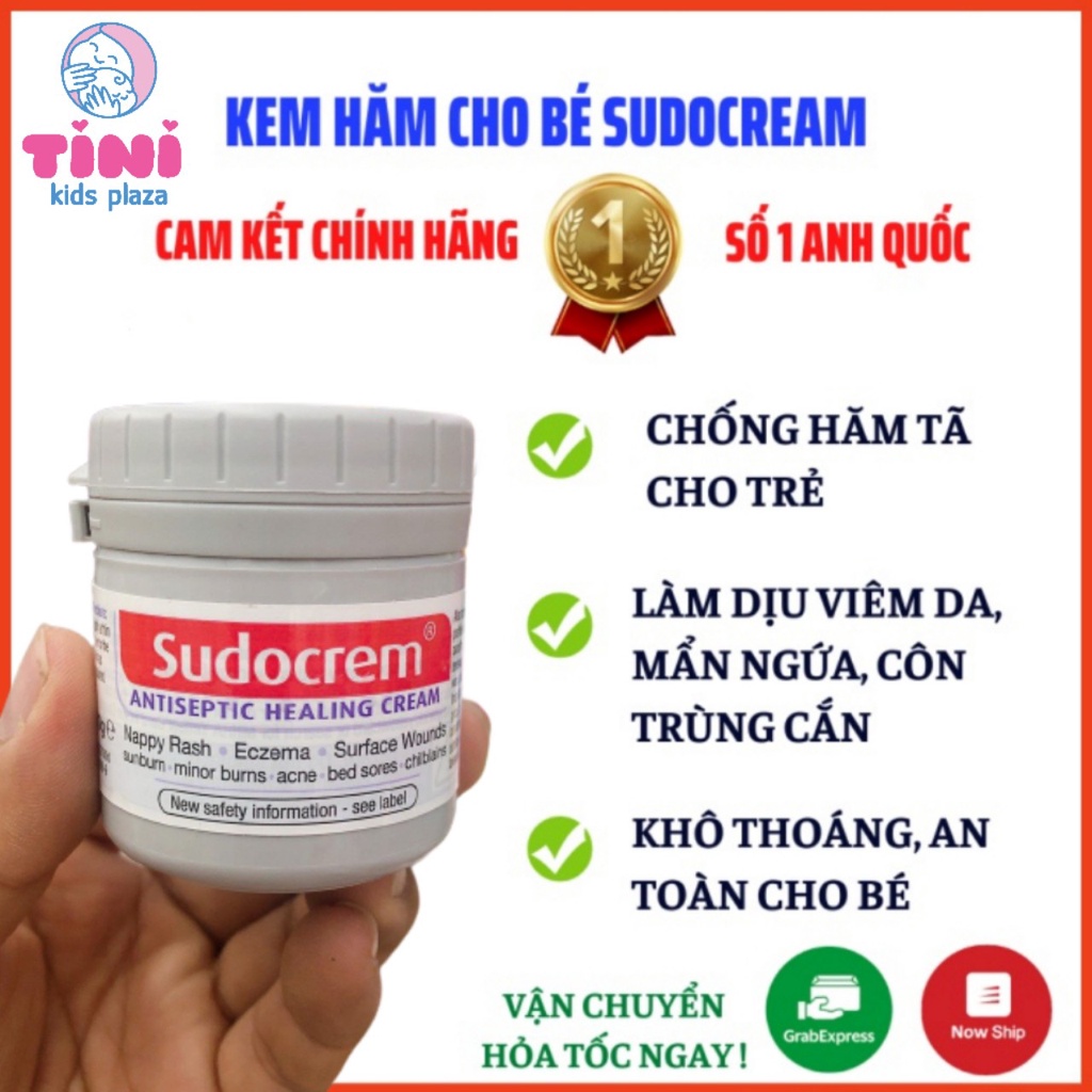 Kem hăm tã Sudocrem cho trẻ sơ sinh hủ 60g