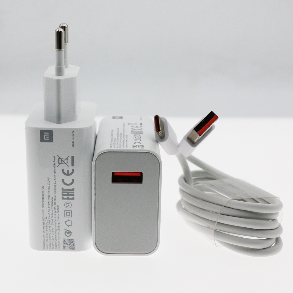 Chính Hãng Xiaomi 33W EU Adapter Fast Turbo QC 4.0 Sạc Xiaomi Eu Turbo Sạc Type C Chính Hãng Xiaomi Redmi
