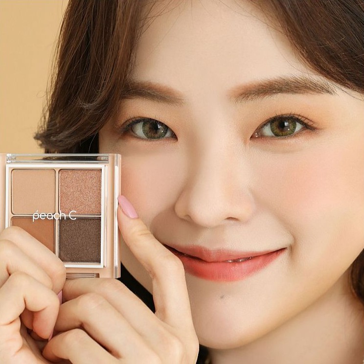 [Có Sẵn] Bảng Phấn Mắt 4 Màu Peach C