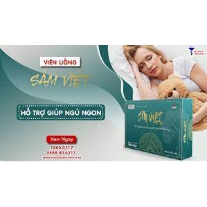 Hồng Sâm Sâm Việt Viên uống Sâm Việt - Hỗ trợ ngủ ngon, tăng đề kháng - Hộp 30 viên -Pharmacy Q7