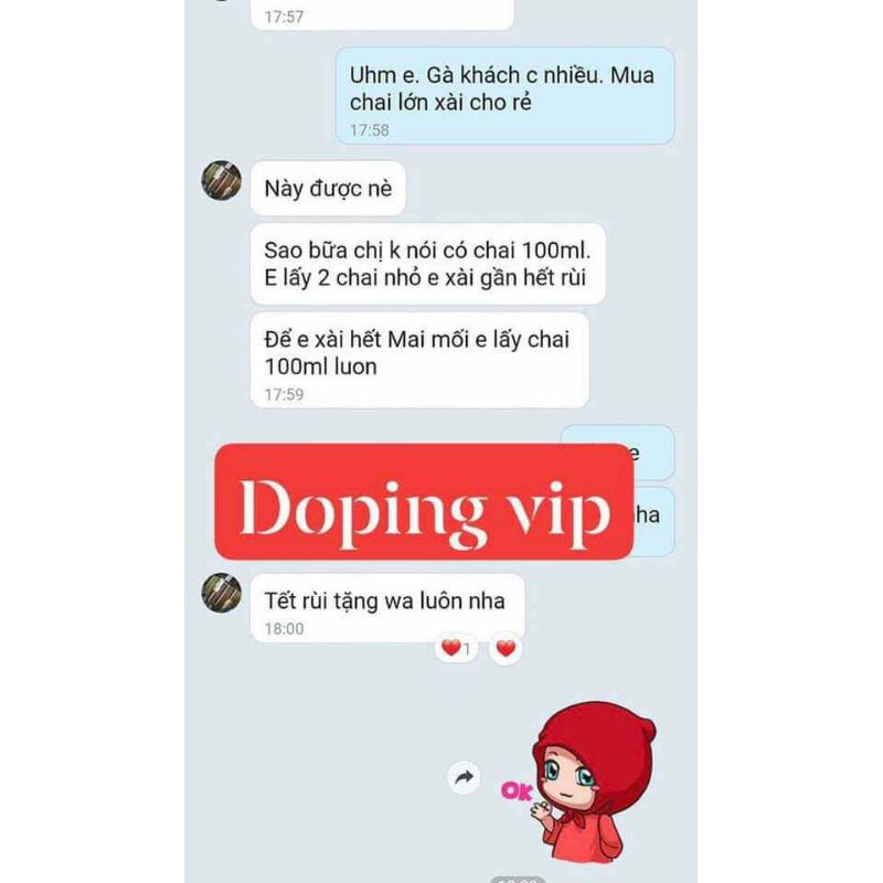 Doping vip gà lỏn lẻn, cự yếu 20ml
