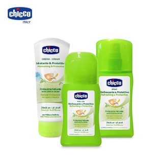 Chống muỗi Chicco: dạng Xịt 100ml, Lăn 60ml, Kem 100ml