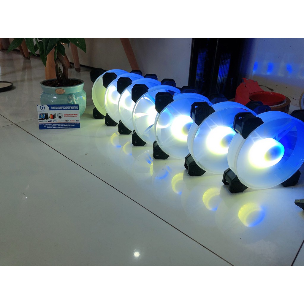 Quạt Tản Nhiệt Fan Led Coolmoon Y1 Led RGB - Đồng Bộ Hub Coolmoon