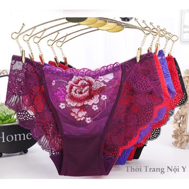 [Mã WAMT2405 giảm 10K đơn 0K] Quần lót Hoàng Oanh Underwear, quần chip ren nữ thêu hoa mềm mịn | BigBuy360 - bigbuy360.vn