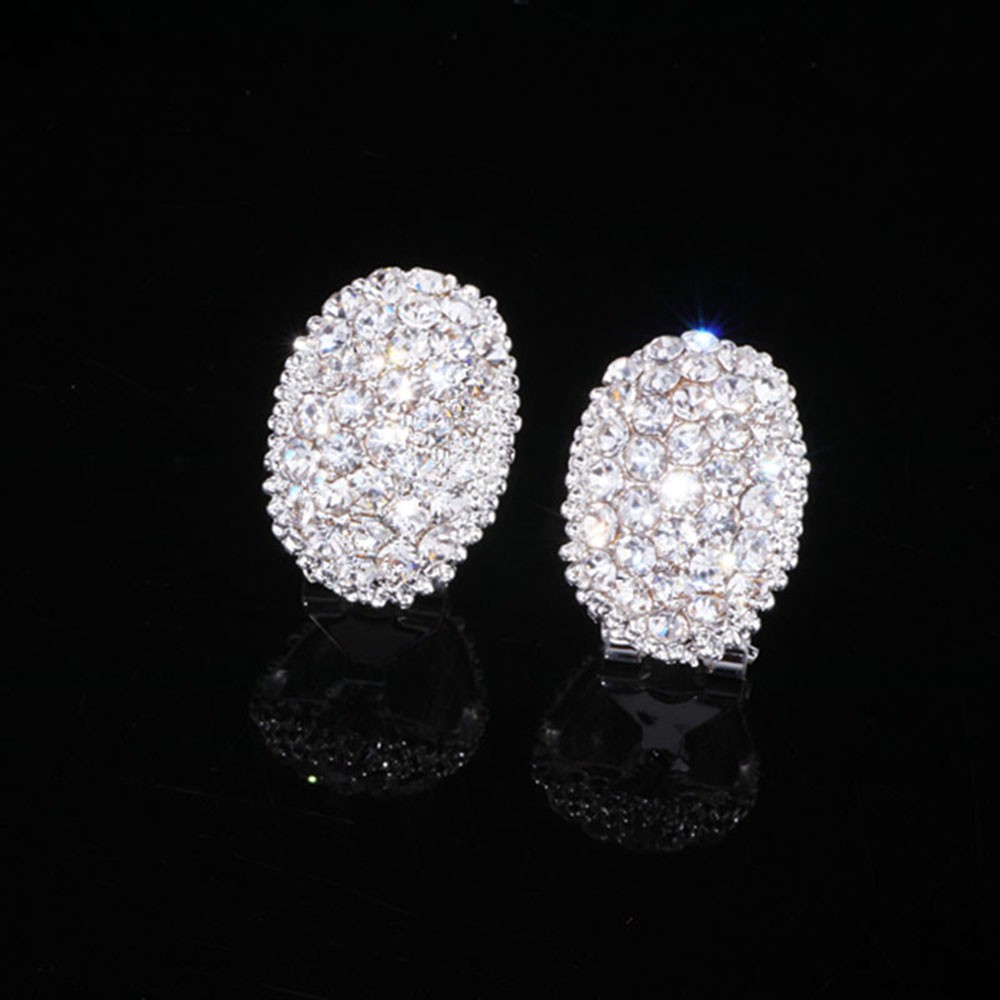 Khuyên tai bạc đính đá Cubic Zircon cho nữ