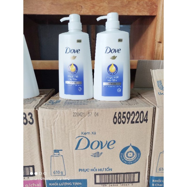 Kem xả dove 610g chính hãng date 2026