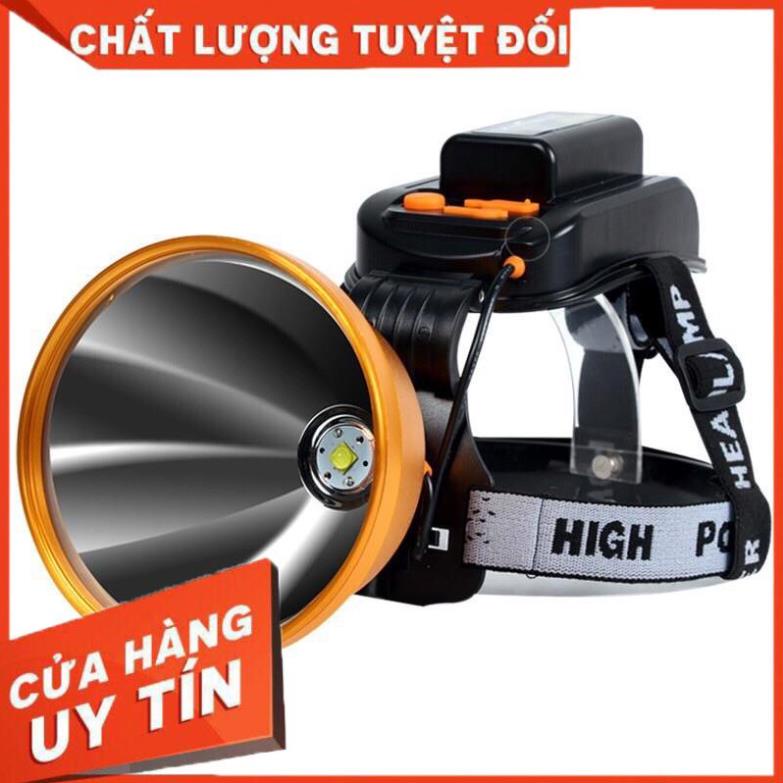 đen pin đội đầu siêu sáng pin khủng 500W có cổng Usb mã Ls1835 lh 0964.800.369