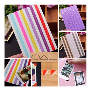 Sticker góc ảnh trang trí scrapbook, album, thiệp -
