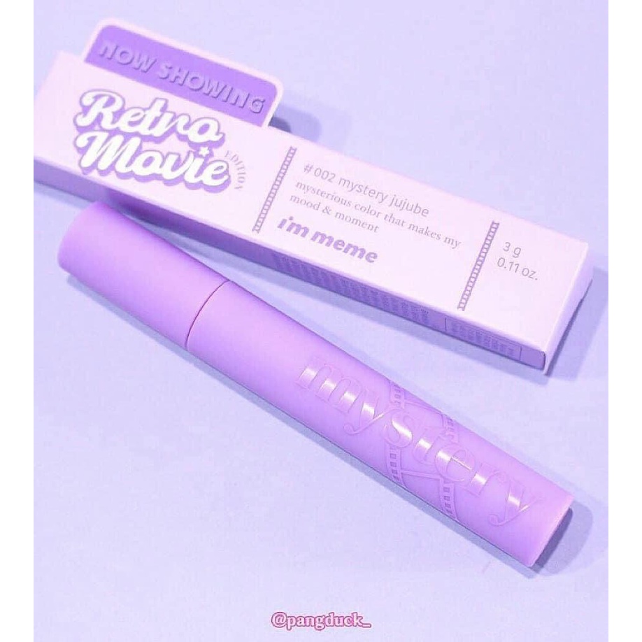 Son kem lì Mystery Blur Tint limited Retro Movie Edition vỏ tím