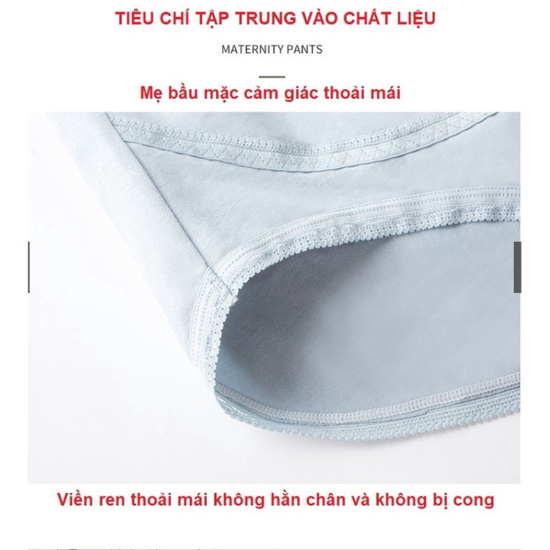 Quần lót bầu cạp cao nâng đỡ bụng bầu,đáy quần kháng khuẩn. quần lót QL29021 đơn giản dễ mặc hàng đẹp
