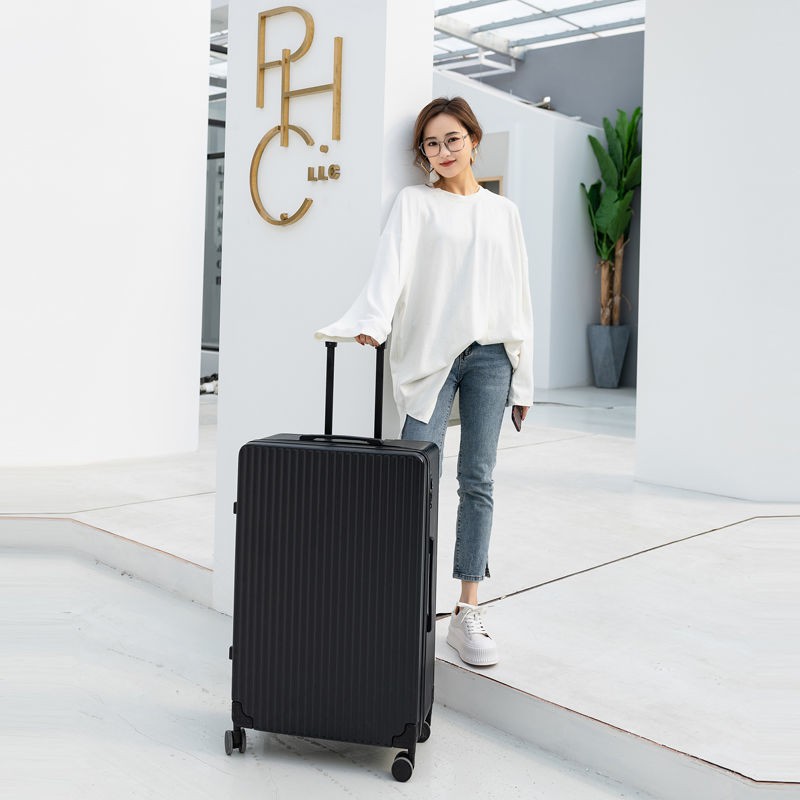 Hộp đựng hành lý nữ giá trị cao mật khẩu nam bền và chắc chắn bánh xe đẩy phổ thông phiên bản Hàn Quốc sức chứa l