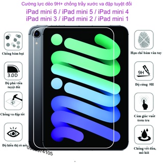 Cường lực dẻo 9h+ iPad Mini 6 / ipad mini 5 / ipad mini 4 / ipad mini 3 / ipad mini 2 / ipad mini 1 bảo vệ máy toàn diện