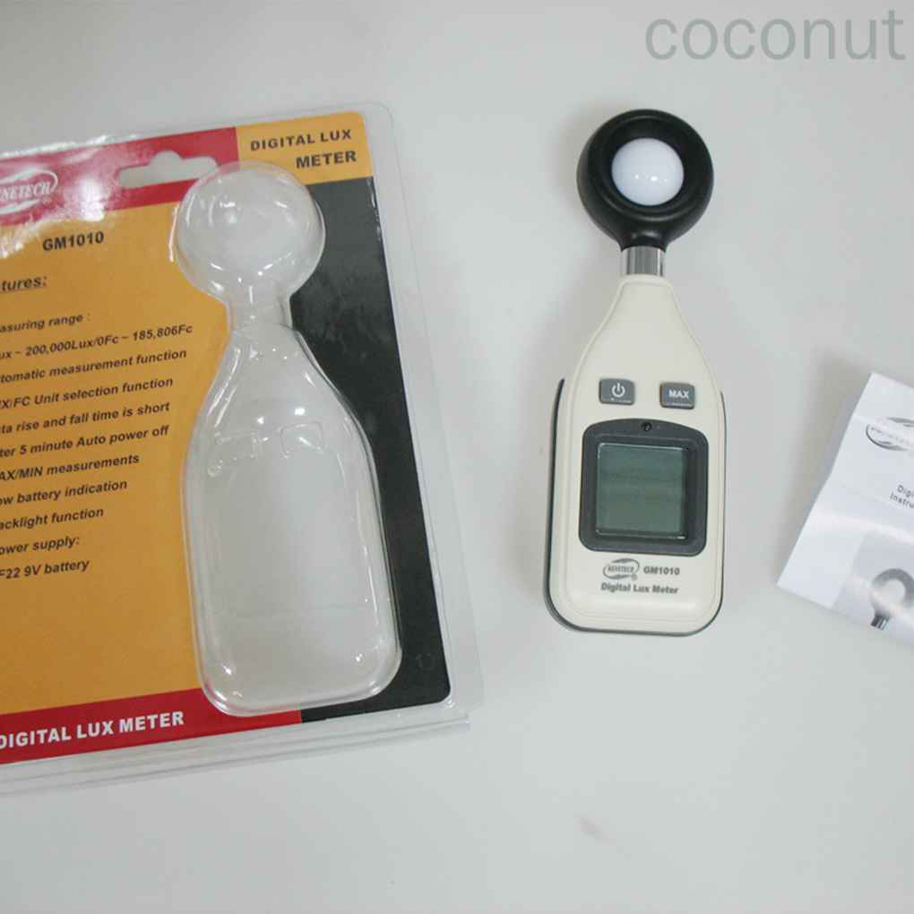 Thiết Bị Đo Ánh Sáng Kỹ Thuật Số Benetech Gm1010 0-200,000 Lux