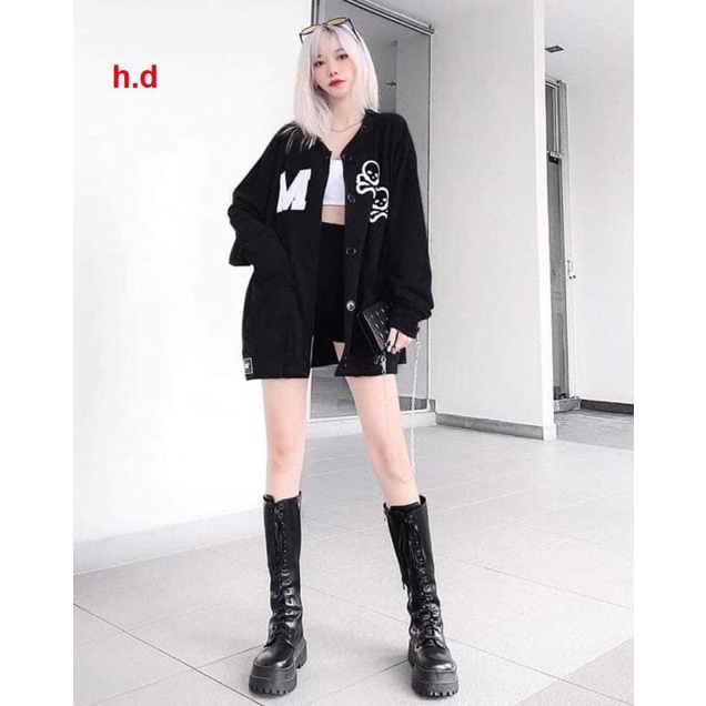 Áo khoác cadigan đầu lâu HD12