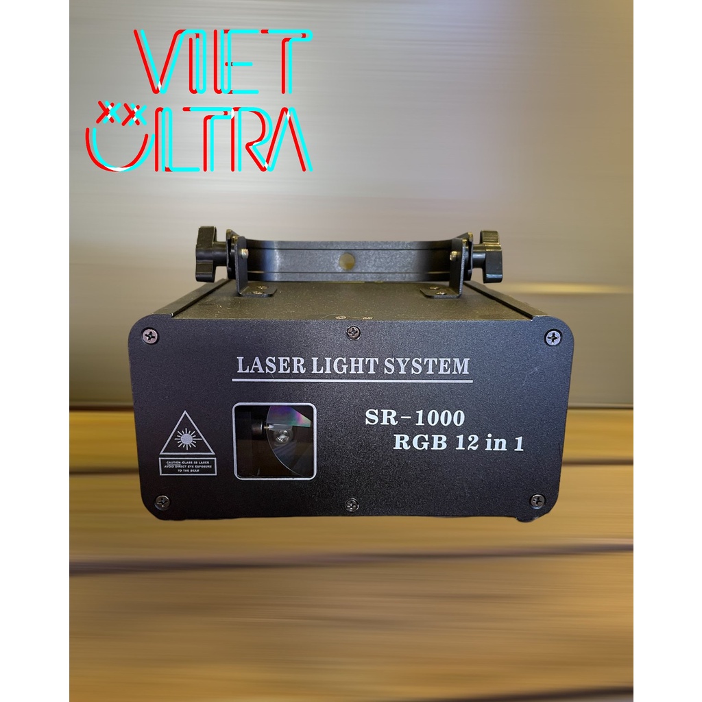 Đèn Bay Phòng Laser 12in1 - 1000mW Chiếu Hình 3D Đi Cảnh Phòng Bay, Karaoke, Vũ Trường