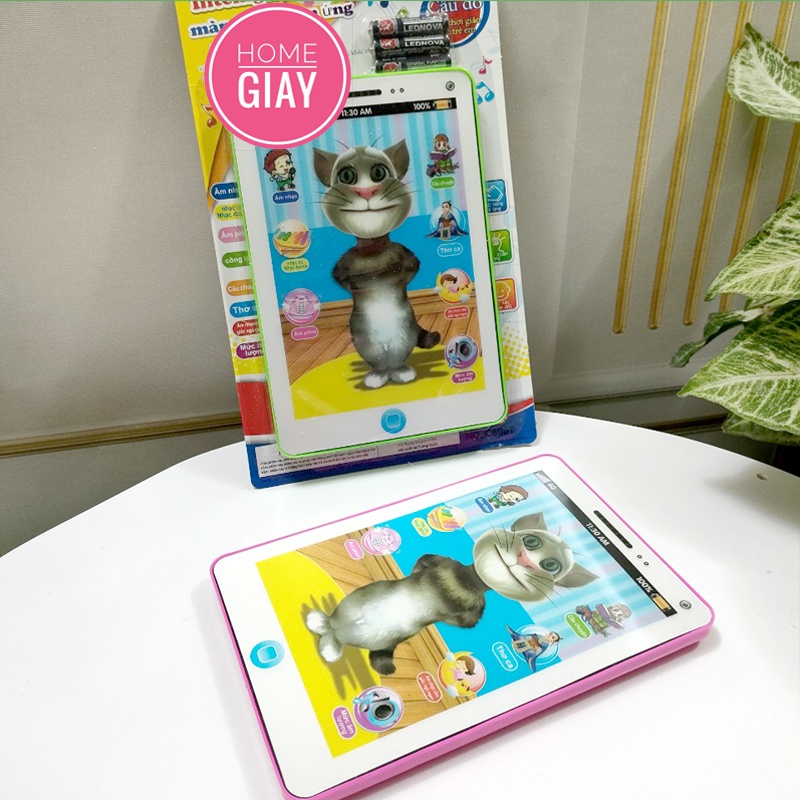Đồ chơi ipad mèo tôm biết nói cho bé shop home giay