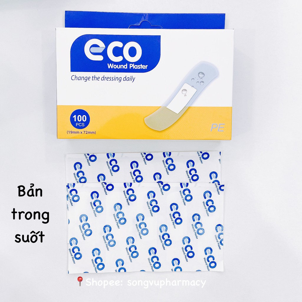 Băng dán cá nhân Eco - Bản vải, bản trong, bản họa tiết
