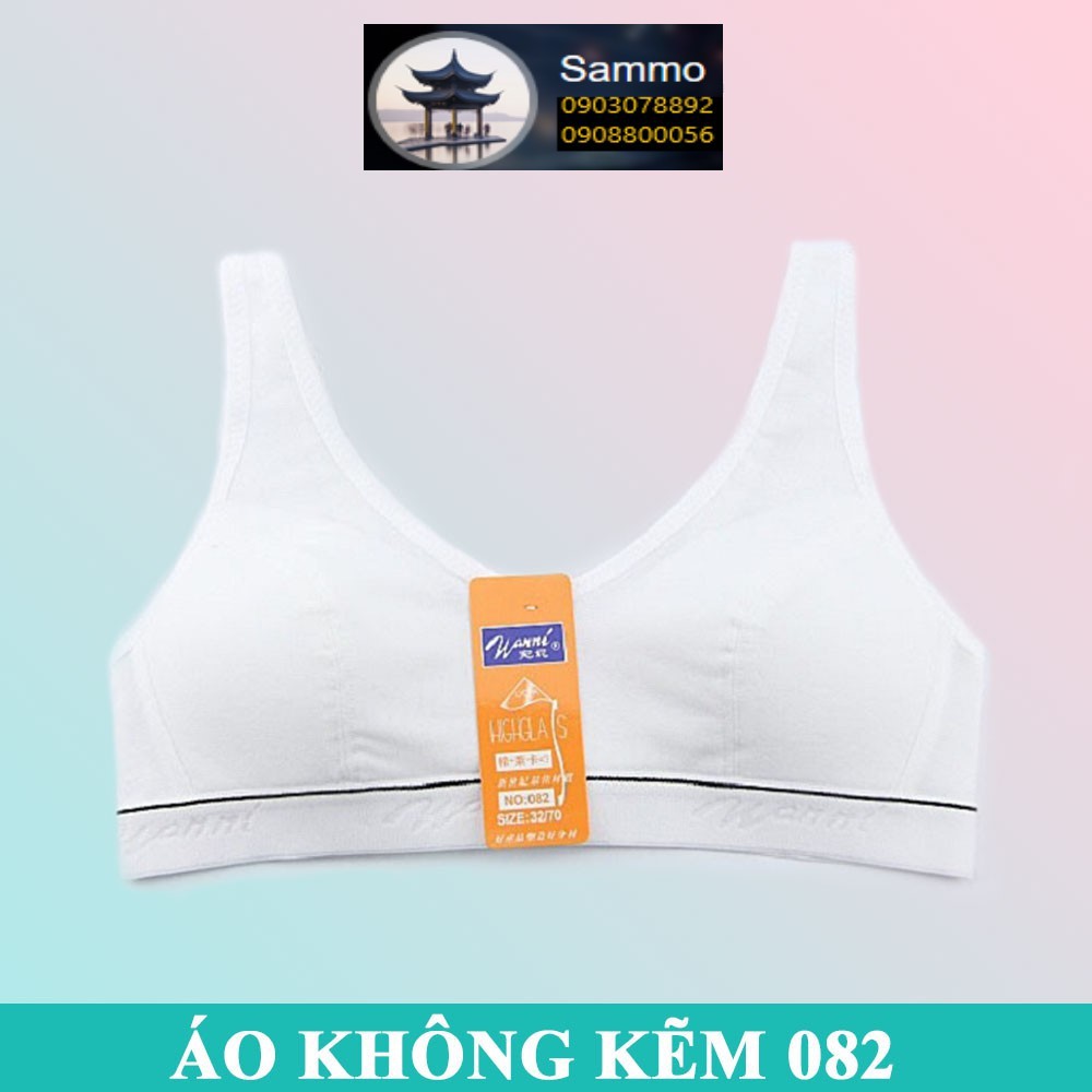 Áo Ngực Không Gọng Không Mút Thấm Hút Mồ Hôi Cho Học Sinh