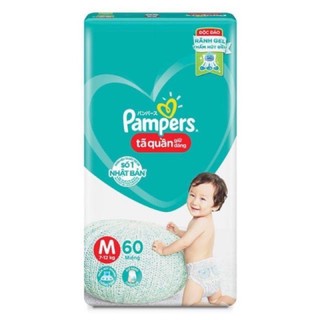 Bỉm Pamper quần giữ dáng mới L68, M74, XL62, XXL56