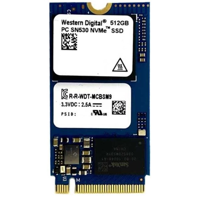 Ổ cứng SSD M2-PCIe 512GB WD SN530 NVMe 2242 - bảo hành 3 năm | BigBuy360 - bigbuy360.vn