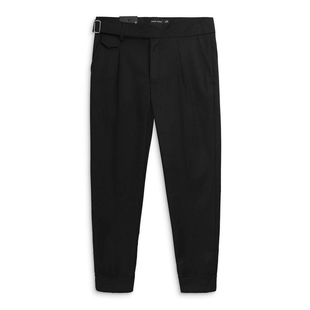 Quần Tây Nam BB High Waist , Chất Vải Cotton Pha Spandex Co Giãn Nhẹ, QT001587, SOMEHOW