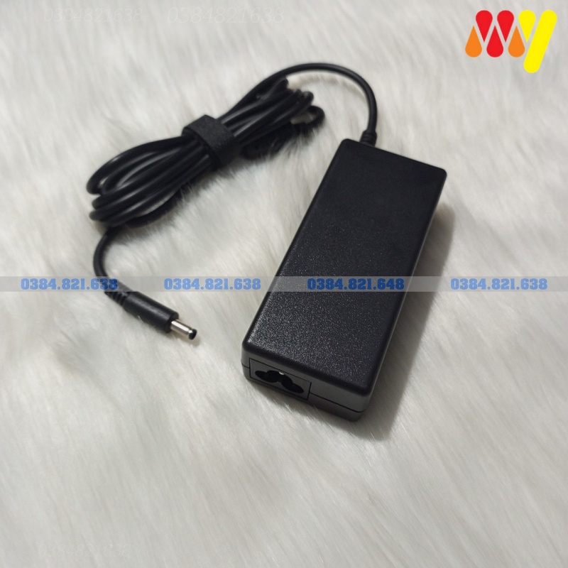 Sạc Laptop Dell 19.5V - 3.34a 65W Chân nhỏ , Dùng cho Dell Inspiron, Vostro, Latitude - Tặng dây nguồn