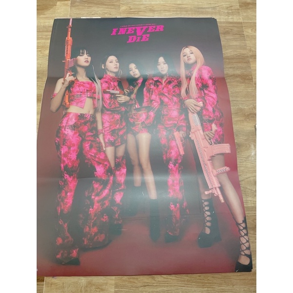 Tranh Poster GIDLE - I never die Chính hãng