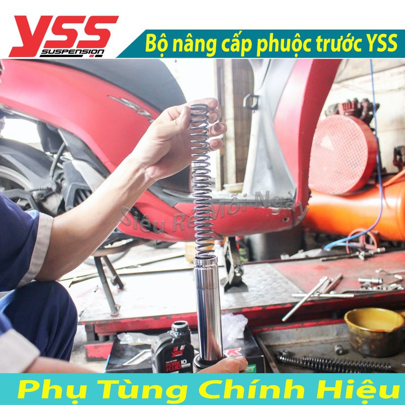 Bộ nâng cấp phuộc trước YSS Winner 150cc / Lead 125 / SH Mode Tặng kèm nhớt 20w