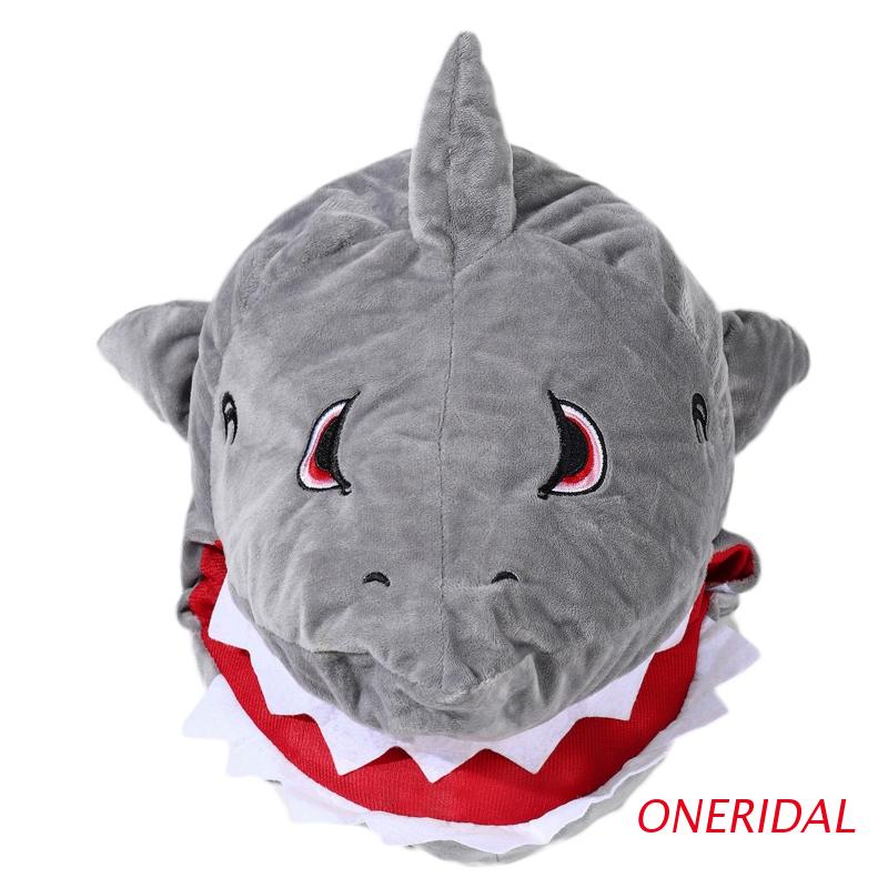Oneri Mũ Trùm Đầu Hình Cá Mập Màu Xám Mới Lạ Chống Gió Dành Cho Chụp Hình Đường Phố