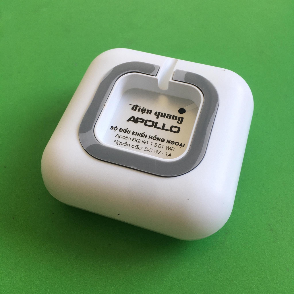 Bộ điều khiển hồng ngoại Điện Quang Apollo ĐQ IR1.1 S Wifi - Thay thế toàn bộ remote trong nhà - điều khiển giọng nói