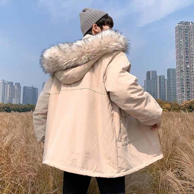 Áo khoác nam mũ lông lót lông - Hàng order Quảng Châu | BigBuy360 - bigbuy360.vn