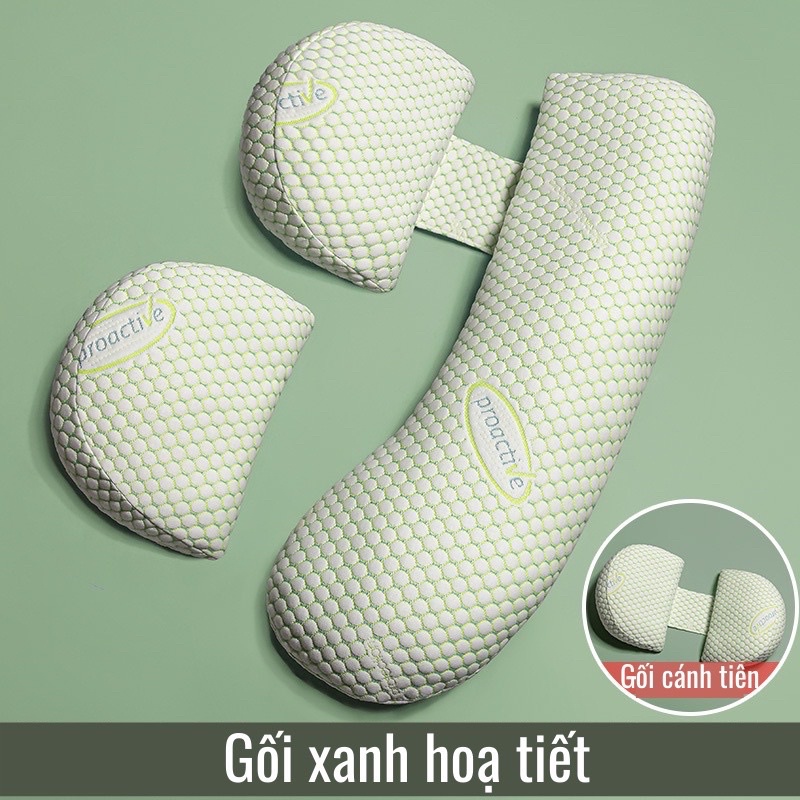 Gối bầu gối bầu cánh tiên oogaa cao cấp 2 lớp