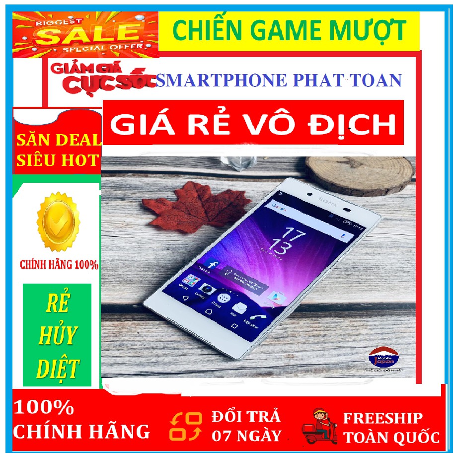 điện thoại Sony Xperia Z5 ram 3G/32G mới, Chơi game nặng mượt