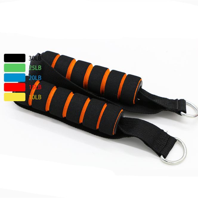 Bộ dây ngũ sắc tập gym 11 món cao cấp (HÀNG TỐT) - Resistance band dây chun kháng lực thể hình thể lực tập ngực body