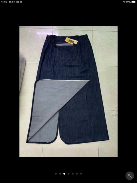 Váy chống nắng jean dạng xẻ tà D&D | BigBuy360 - bigbuy360.vn