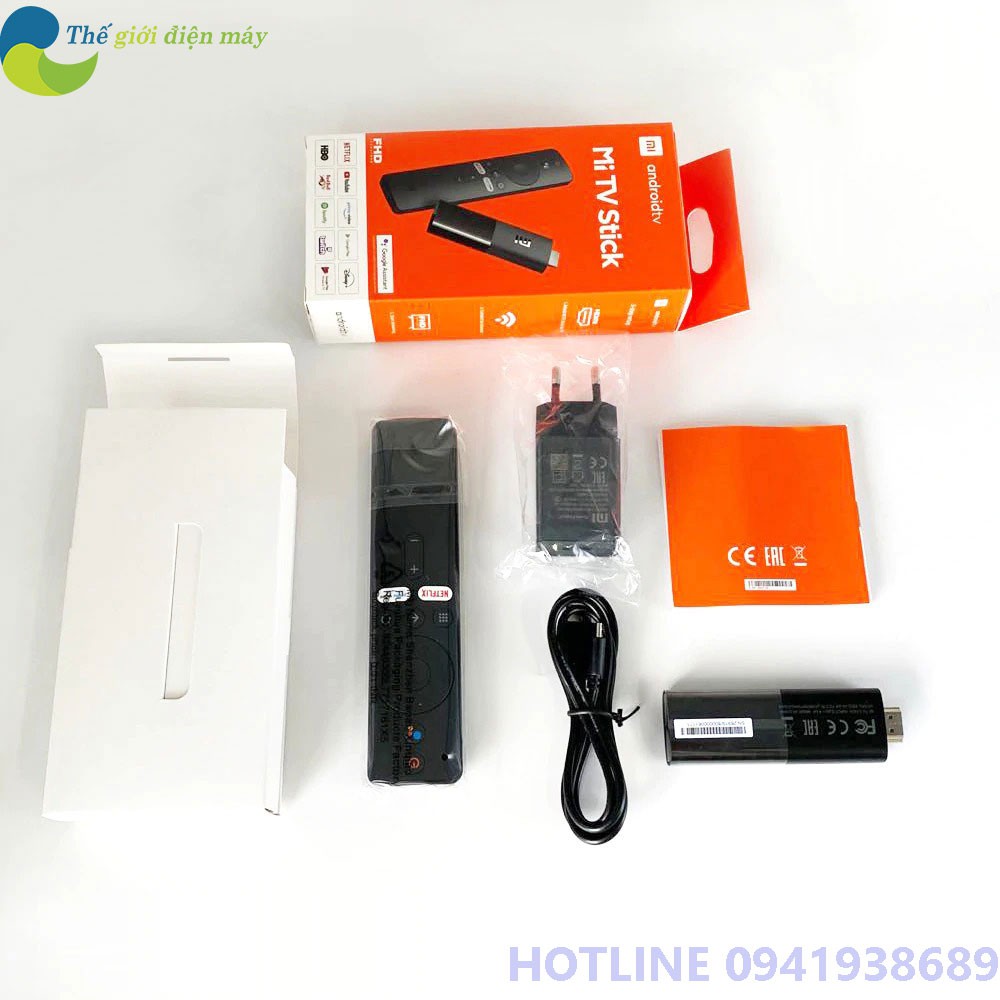 [Bản quốc tế] Android TV Box Xiaomi Mi TV Stick tìm kiếm bằng giọng nói, tiếng việt